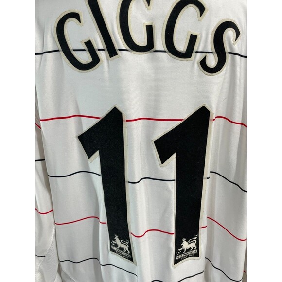 Nike Men's XL White Jersey Manchester United F.C. Ryan Giggs #11 Activewear - Picture 5 of 10